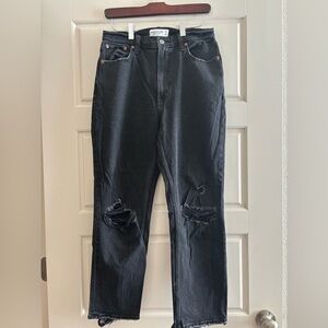 Abercrombie & Fitch The Ankle Straight Jeans